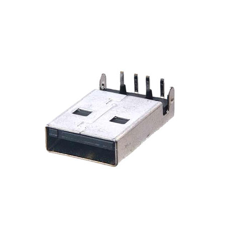 USB мъжки конектор - U561A-04S10-XXX - RIGHT ANGLE / MALE / A TYPE