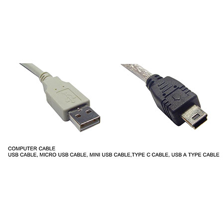 كابل USB الصغير - USB CABLE, MICRO USB CABLE, MINI USB CABLE,TYPE C CABLE, USB A TYPE CABLE