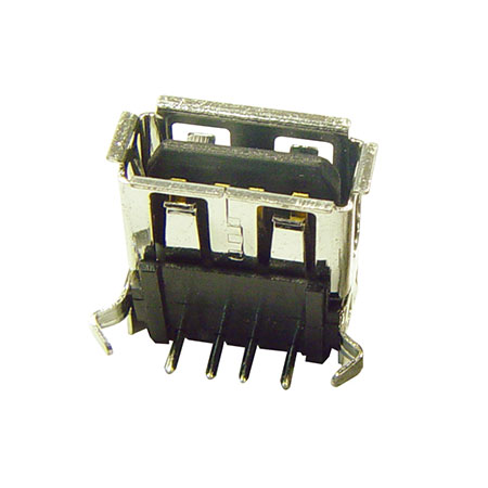 Conector USB De Ángulo Recto - U560A-04S10-XXX - RIGHT ANGLE / FEMALE/ A TYPE