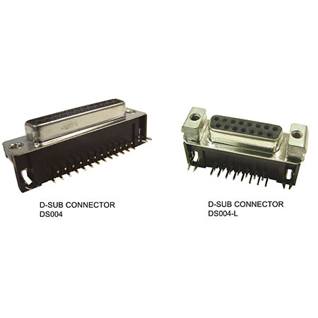 Connecteur Sub D À Angle Droit - DS004-XXXX / DS004L-XXXX