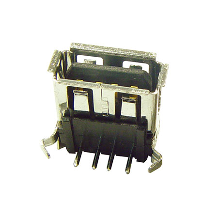 Conector USB unghi drept - U560A-04S10-XXX - RIGHT ANGLE / FEMALE/ A TYPE