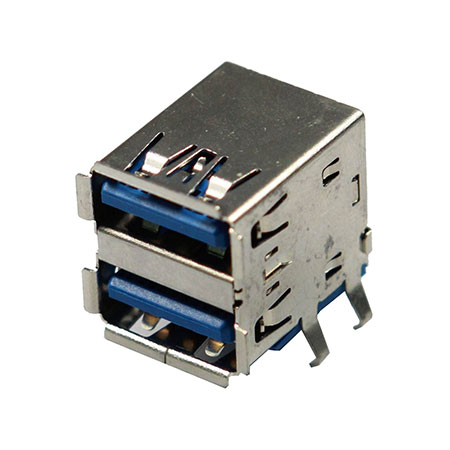 Zásuvkový konektor USB 3.0 - U562A-18S20-XXX - RIGHT ANGLE / FEMALE / A TYPE / USB 3.0 A TYPE